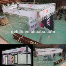 cabine de exposição de shanghai na venda cabine de iluminação modular de alumínio